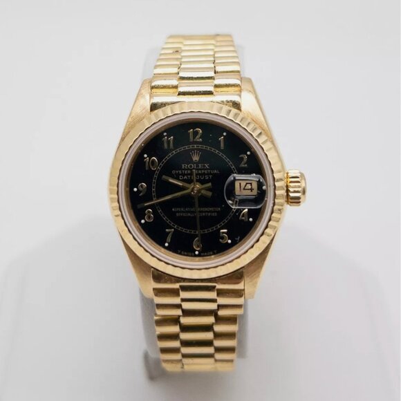 Rolex Accessories - Rolex Ladies President 18k Watch With Papers MINT